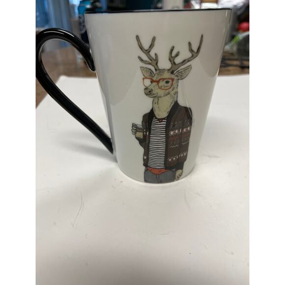 Hipster deer buck mug by signature housewares - Picture 1 of 5
